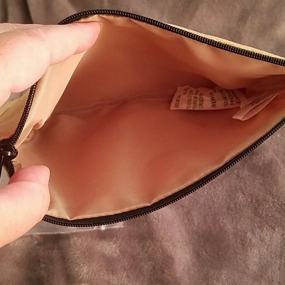 THIRTY-ONE Arrow Zipper Pouch Makeup Bag NWT